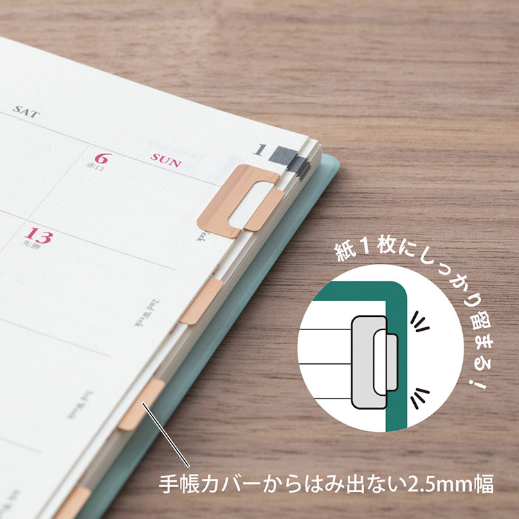 MIDORI - Index Clips - Copper