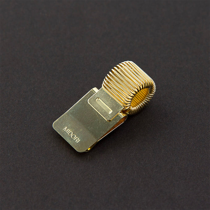 MIDORI - Miniclip Penholder - Gold
