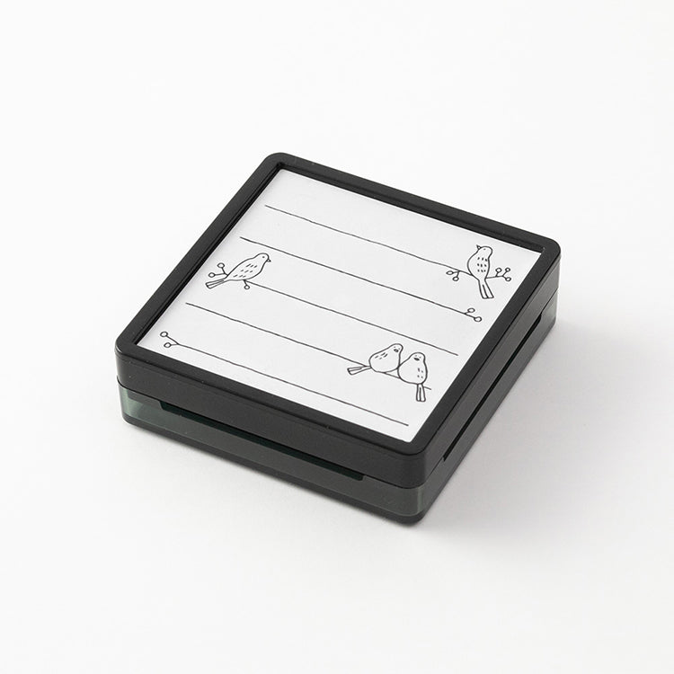 MIDORI - Paintable Stamp (oil based) - Birds