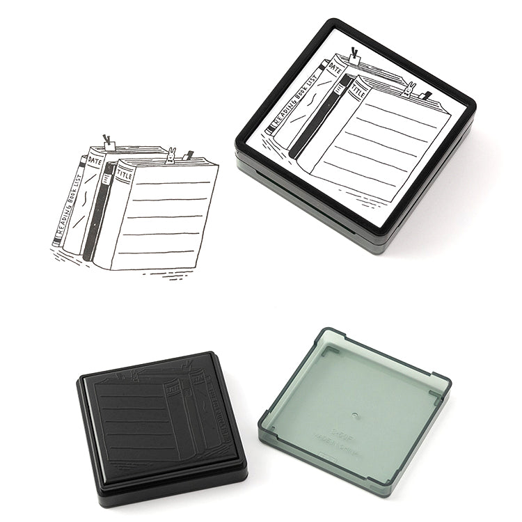 MIDORI - Paintable Stamp (oil based) - Books