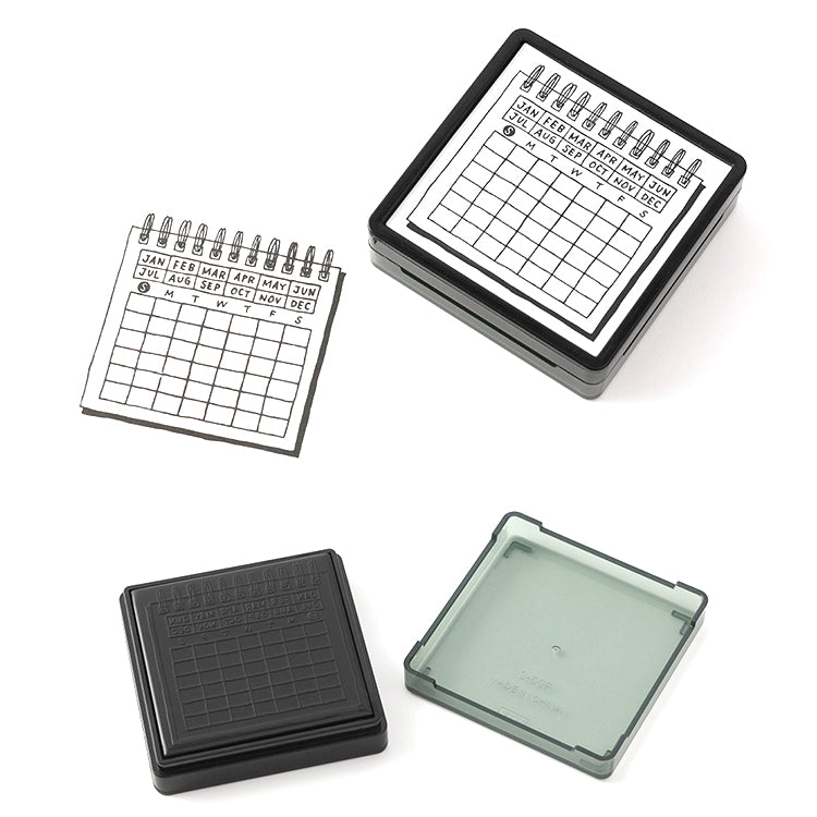 MIDORI - Paintable Stamp (oil based) - Calendar