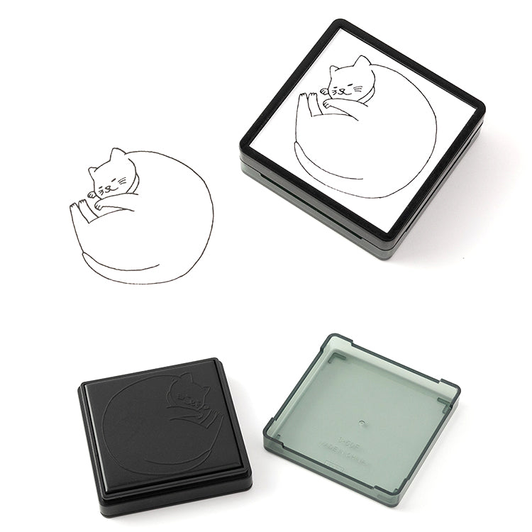 MIDORI - Paintable Stamp (oil based) - Cat