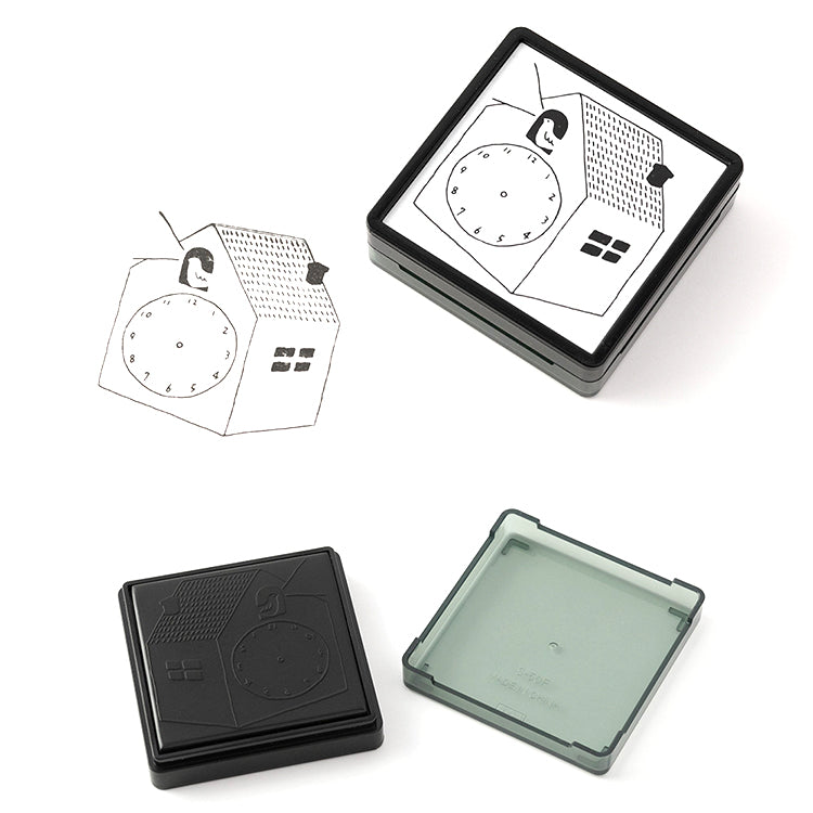 MIDORI - Paintable Stamp (oil based) - Clock