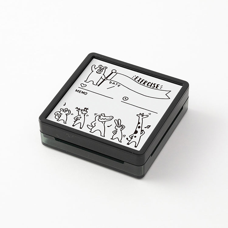MIDORI - Paintable Stamp (oil based) - Exercise