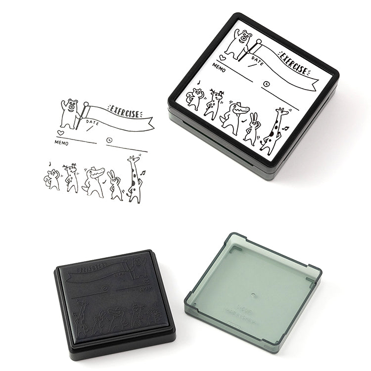 MIDORI - Paintable Stamp (oil based) - Exercise