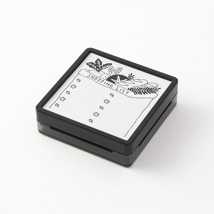 MIDORI - Paintable Stamp (oil based) - Shopping List