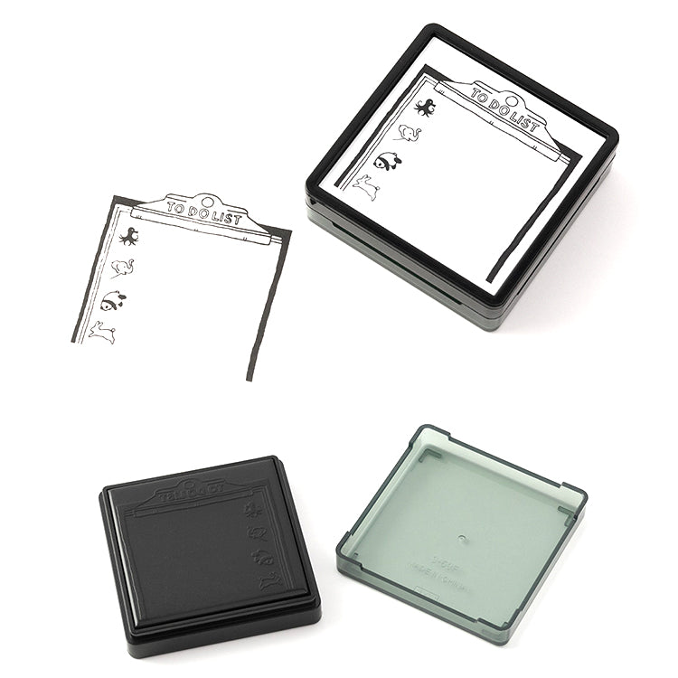 MIDORI - Paintable Stamp (oil based) - To Do List