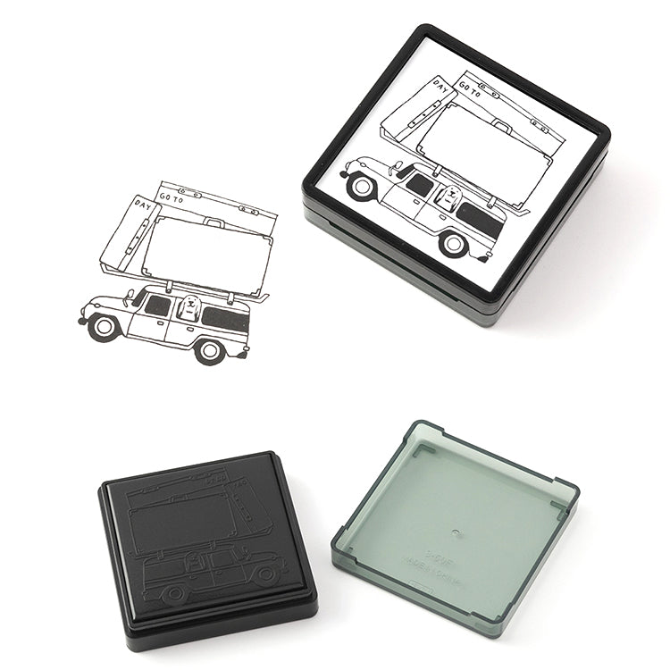 MIDORI - Paintable Stamp (oil based) - Travelling