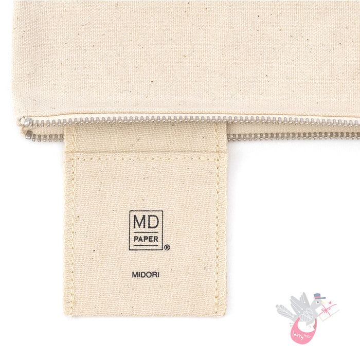 MIDORI - Kurashiki Canvas Pencil/Pen Case with Gusset
