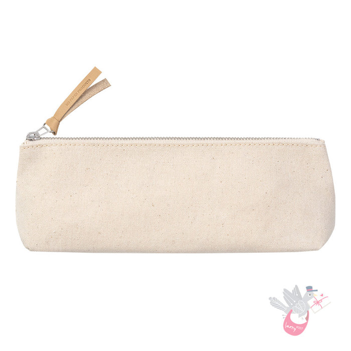 MIDORI - Kurashiki Canvas Pencil/Pen Case with Gusset