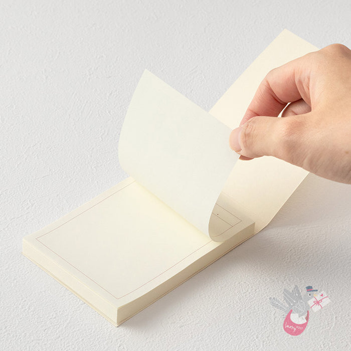 MIDORI - MD Paper - Sticky Notes - A7 - Plain with Frame