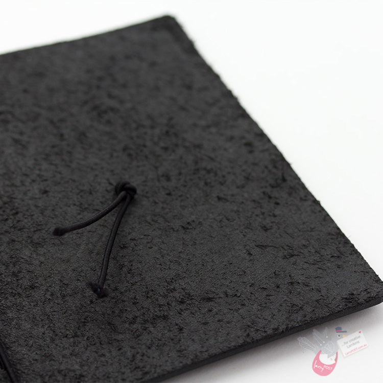 Traveler's Company Leather Notebook - Passport Size Starter Kit - Black