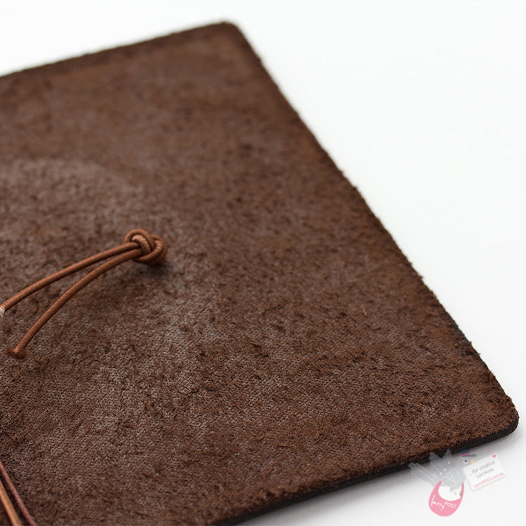 Traveler's Company Leather Notebook - Passport Size Starter Kit - Brown
