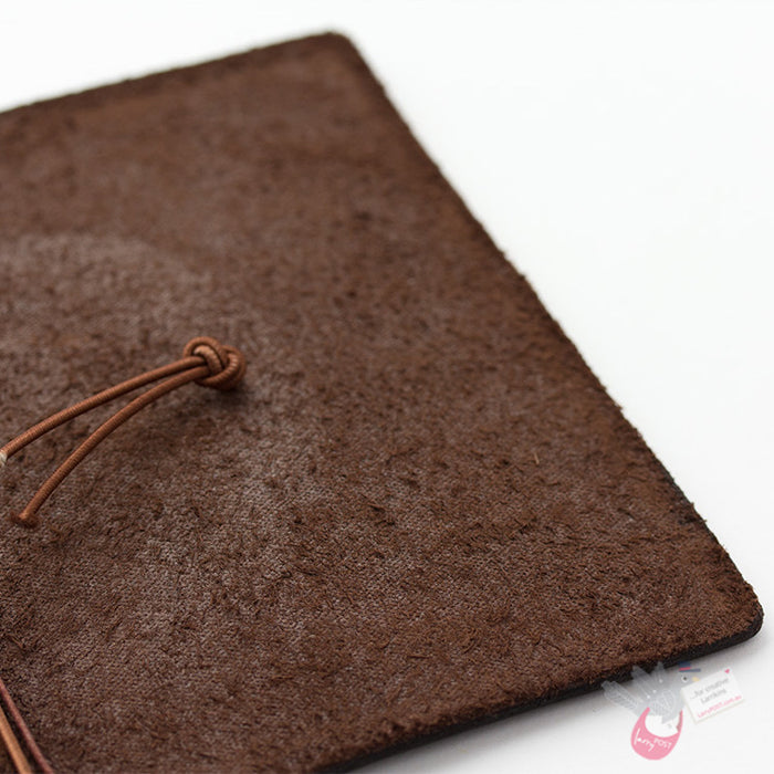 Traveler's Company Leather Notebook - Passport Size Starter Kit - Brown