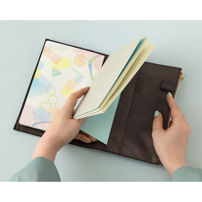 MIDORI - Yuru Log - Soft Cover Notebook - B6 - Dotted - Forest