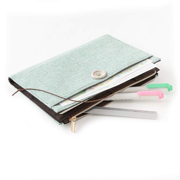 MIDORI - Yuru Log - Undated Monthly Planer (12 Months) - B6