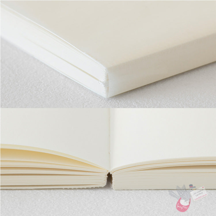 MIDORI - MD Notebook Cotton - 200 Pages - Plain Pages - F3 Size