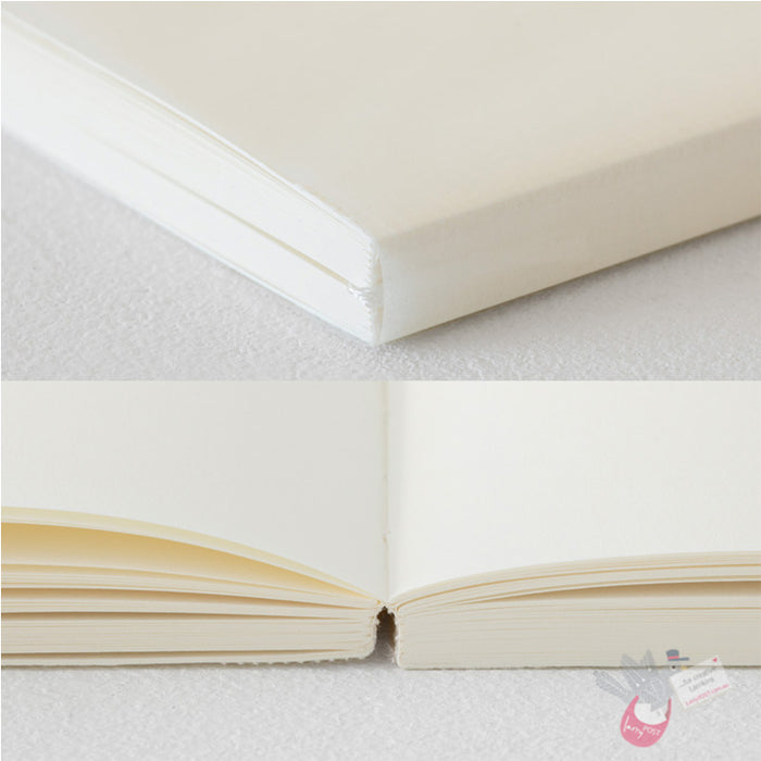MIDORI - MD Notebook Cotton - 200 Pages - Plain Pages - F2 Size