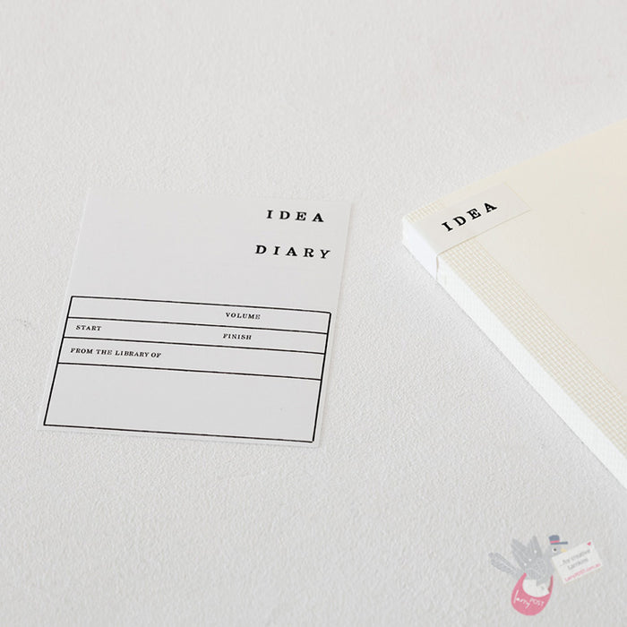 MIDORI - MD Notebook Cotton - 200 Pages - Plain Pages - F2 Size