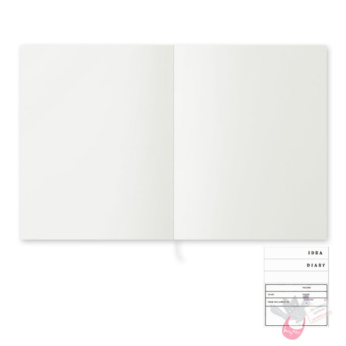 MIDORI - MD Notebook Cotton - 200 Pages - Plain Pages - F2 Size