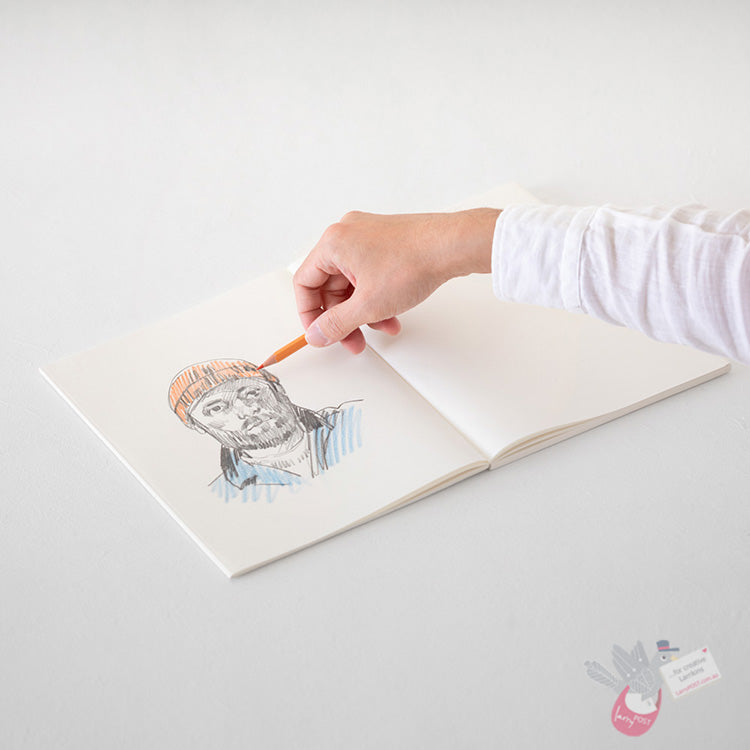 MIDORI - MD Notebook Cotton - 200 Pages - Plain Pages - F3 Size