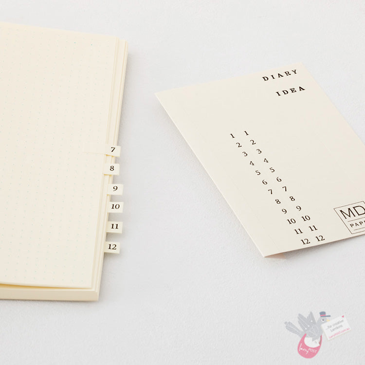 MIDORI - Notebook Journal - 192 Pages - Squared / Grid Block - A5