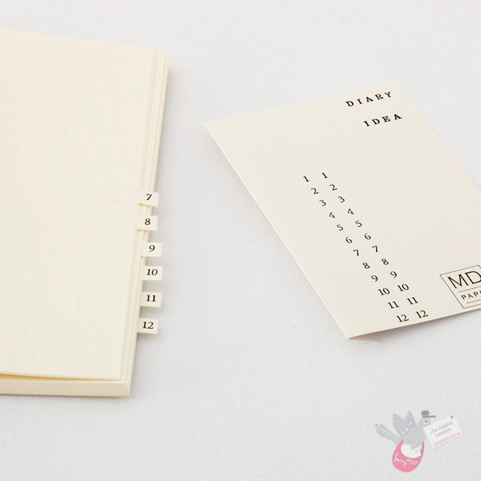 MIDORI - Notebook Journal - 192 Pages - Squared / Grid Block - A5