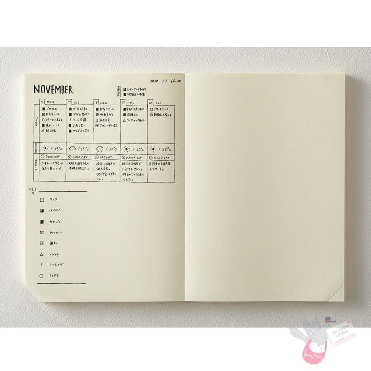MIDORI - Codex Notebook Journal - 368 Pages - Dotted - A5