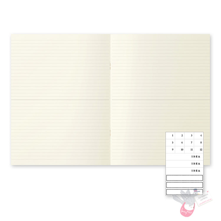 MIDORI - Notebook - Light - A4 - Lined (pack of 3)