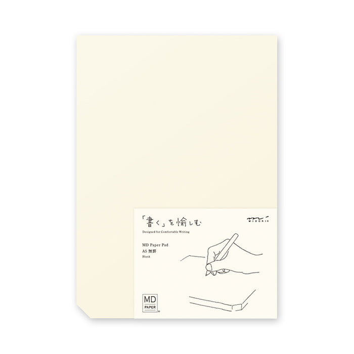 MIDORI - Paper Pad - 90 Sheets - Blank - A5