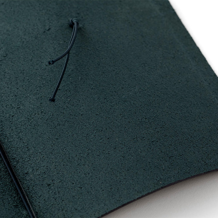 Traveler's Company Leather Notebook - Regular Size Starter Kit - Blue