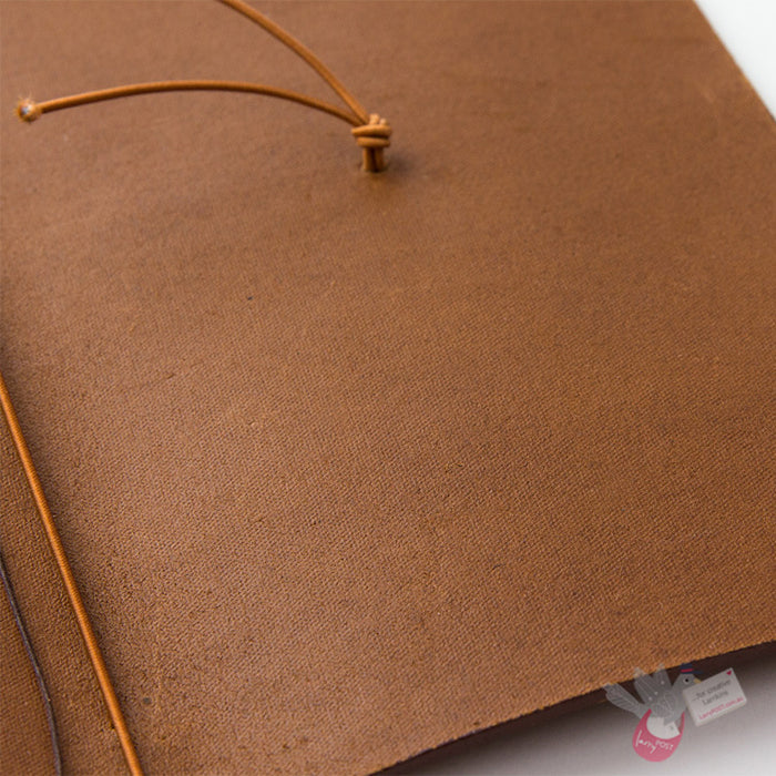 Traveler's Company Leather Notebook - Regular Size Starter Kit - Camel