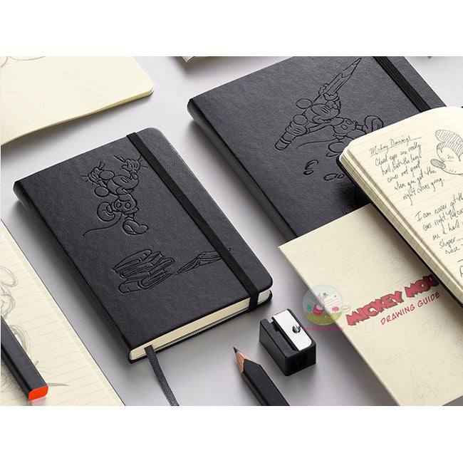MOLESKINE Mickey Mouse Classic Hard Cover Notebook (A5) - Plain - Black