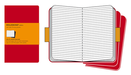 Moleskine’ÇÎå Cahier Red Ruled - Large