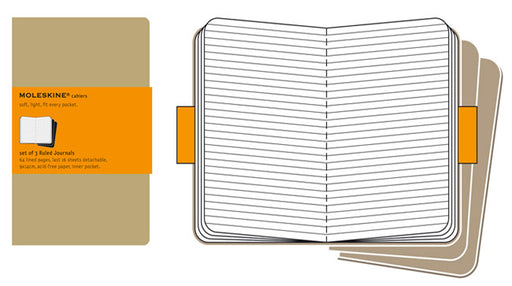 MOLESKINE CAHIER pocket ruled karft