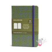 MOLESKINE Limited Edition Blend Collection Hard Cover Notebook - Ruled (A6) - Green