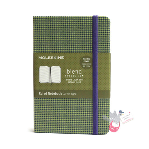 MOLESKINE Limited Edition Blend Collection Hard Cover Notebook - Ruled (A6) - Green