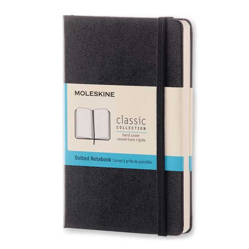 MOLESKINEÎÂ Classic Hard Cover Notebook - Dotted - Pocket (A6) - Black