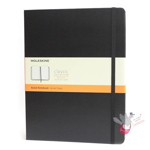 MOLESKINE Classic Hard Cover - Ruled - Extra Large (XL) - Black