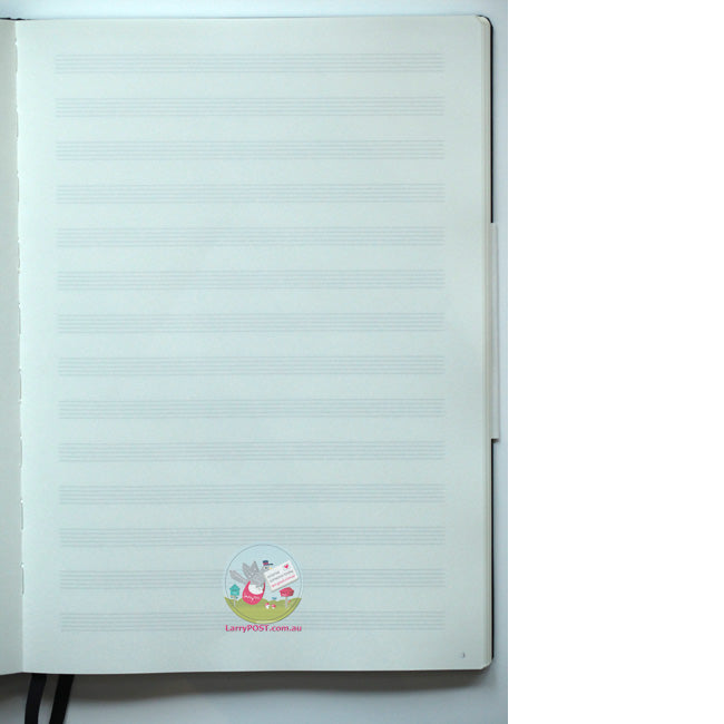 LEUCHTTURM1917 Classic Hard Cover - Master Slim A4 - Sheet Music - Black