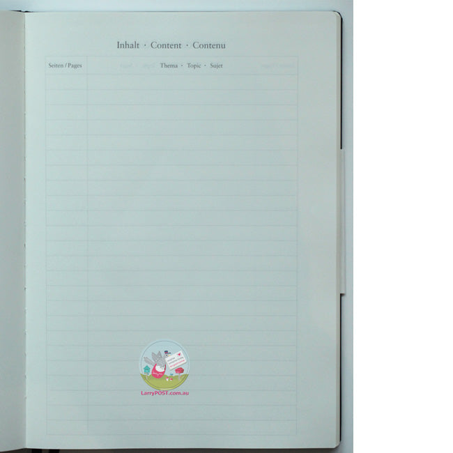 LEUCHTTURM1917 Classic Hard Cover - Master Slim A4 - Sheet Music - Black
