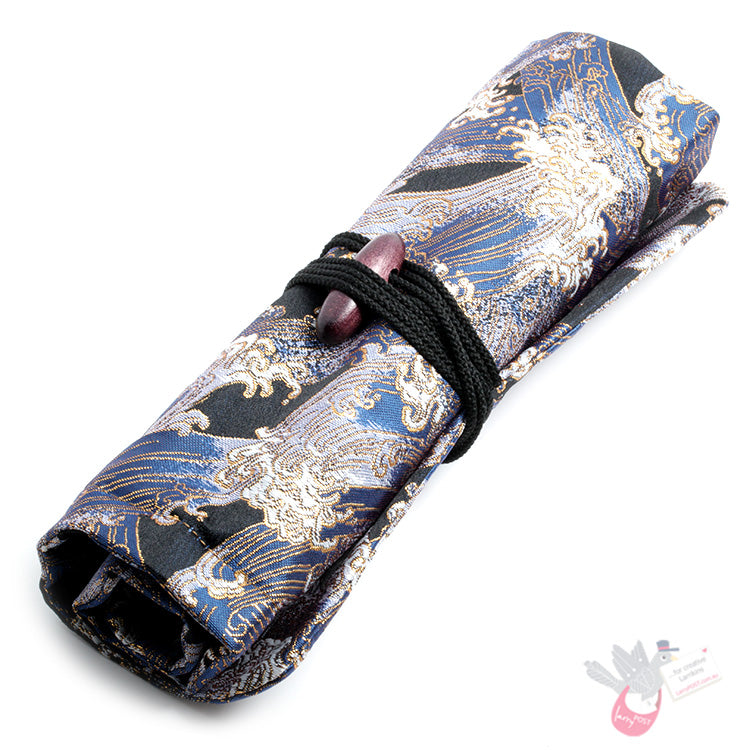TACCIA Kimono 8 Pen Roll - Nami (Big Wave)