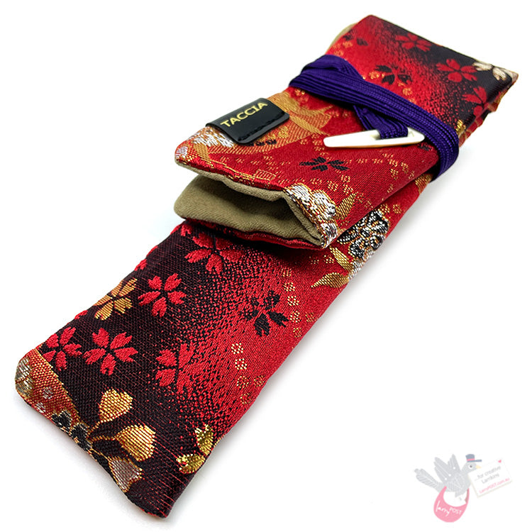 TACCIA Kimono Pen Pouch - Nishijin Collection - Single - Sakura Festival