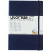 LEUCHTTURM1917 Classic Hard Cover - Medium A5 - Squared - Navy