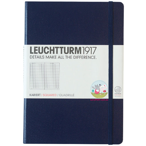 LEUCHTTURM1917 Classic Hard Cover - Medium A5 - Squared - Navy