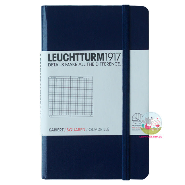 LEUCHTTURM1917 Classic Hard Cover - Pocket A6 - Squared - Navy