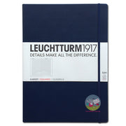 LEUCHTTURM1917 Classic Hard Cover - Master SLIM A4 - Squared - Navy