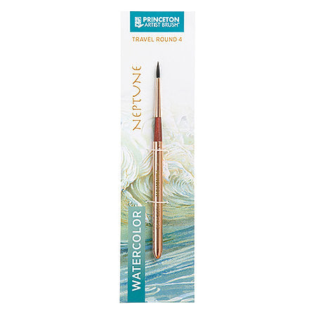 NEPTUNE Synthetic Squirrel Travel Brush - Round Size 8 (size in image may vary)