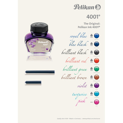 PELIKAN 4001 Ink Series - 62.5mL - Turquoise