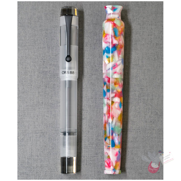 OPUS 88 FLORA Fountain Pen - 2.3mm Italic (stub) Nib